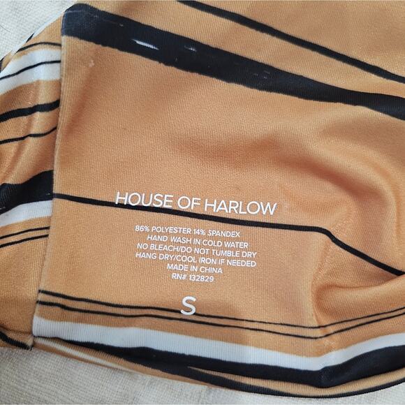 House of Harlow x Revolve Midas Stripe Nelly Bikini - Picture 6 of 9